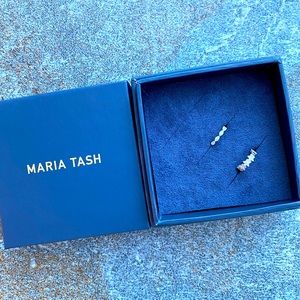 Maria Tash piercing earrings with brilliant